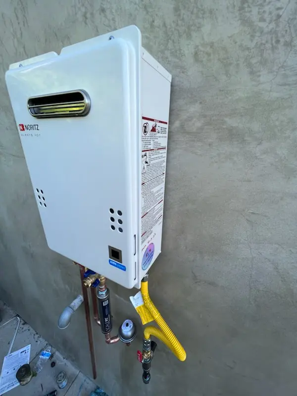 Tankless water heater installation for Siesta Village homes
